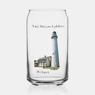 Pt Aux Barques Vuurtoren blik glas