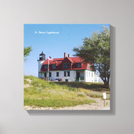 Pt Betsie Vuurtoren canvas print