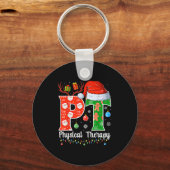 Pt Christmas Physical Therapy Christmas Pt Xmas  Sleutelhanger (Voorkant)