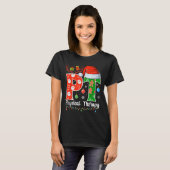 Pt Christmas Physical Therapy Christmas Pt Xmas T-shirt (Voorkant volledig)