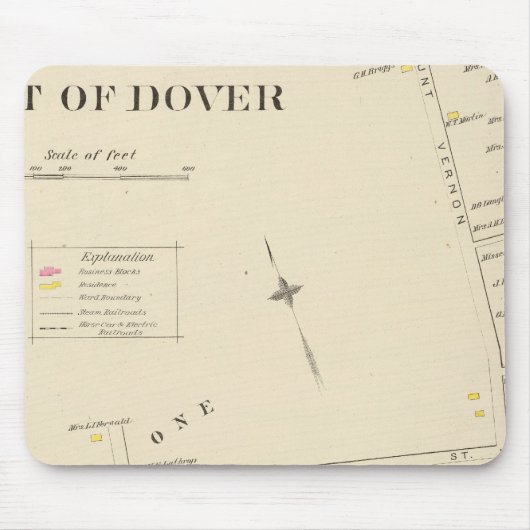 Pt Dover Ward 1 Muismat (Voorkant)