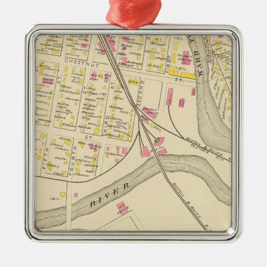 Pt Dover Ward 2-3 Metalen Ornament (Voorkant)