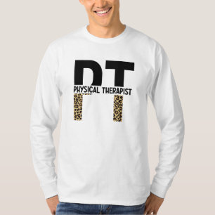 PT Fysieke Therapistische Cheetah Print PT Afstude T-shirt