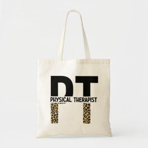 PT Fysieke Therapistische Cheetah Print PT Afstude Tote Bag