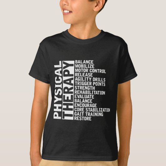 PT Fysiotherapeut Inspanningsfysiotherapie T-shirt (Voorkant)