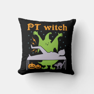 PT Heks Fysiotherapeut Halloween Kussen