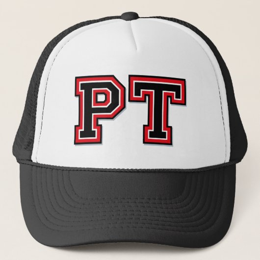 "PT" Monogram Trucker Pet (Voorkant)