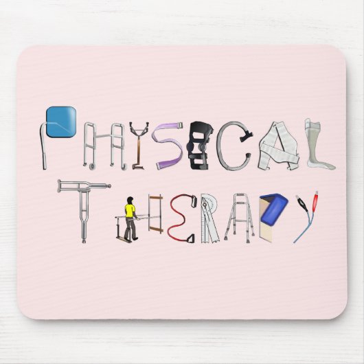 PT op het werk Muismat (Voorkant)