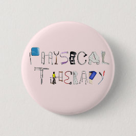 PT op het werk Ronde Button 5,7 Cm