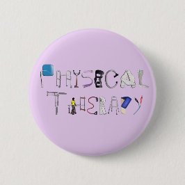 PT op het werk Ronde Button 5,7 Cm