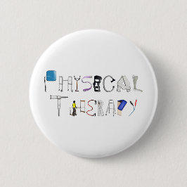 PT op het werk Ronde Button 5,7 Cm