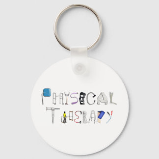 PT op het werk Sleutelhanger