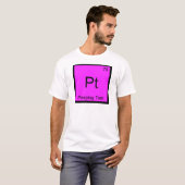 Pt - Peeping Tom Chimie Élément Symbole T-shirt (Devant entier)