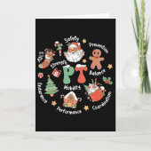 Pt Physical Therapy Santa Squad Christmas Physical Kaart (Voorkant)