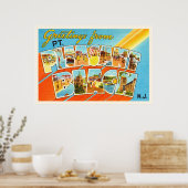 Pt Pleasant Beach New Jersey NJ  Briefkaart- Poster (Keuken)