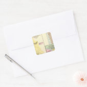 Pt Pleasant, West Virginia Vierkante Sticker (Envelop)