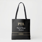 PTA (assistent fysiotherapie) Canvas tas (Voorkant)