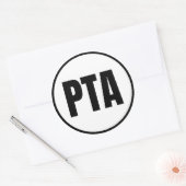 PTA - Autocollant rond classique Port Alsworth (Enveloppe)