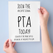 PTA-brochure afspelen Flyer (Hand)