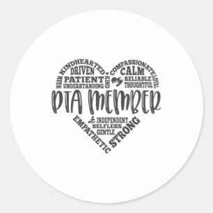 PTA-lid, ouderlerarenvereniging Ronde Sticker