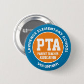 PTA Parent Teacher Association Pin Buttonnen Ronde Button 5,7 Cm (Voorkant /achterkant)