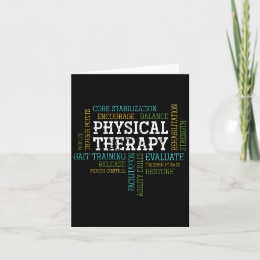 Pta Physical Motivational Therapy Gift Physical Th Kaart (Voorkant)