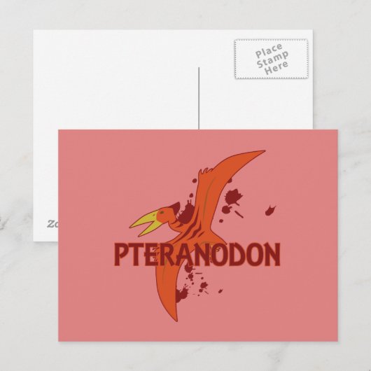Pteranodon Briefkaart (Voorkant / Achterkant)