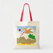 Pteranodon-kleursterren Vulcano-tas/Tas Tote Bag (Voorkant)