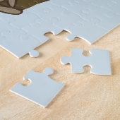 Pteranodon met een mandje legpuzzel (Zijkant)