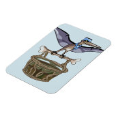 Pteranodon met een mandje magneet (Linkerzijde)