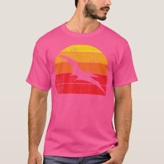 Pteranodon  Retro Sunset Gift voor Dinosaurus T-shirt