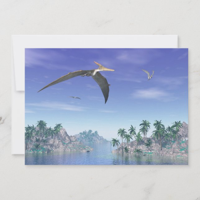 Pteranodon vogels - 3D rendering (Voorkant)