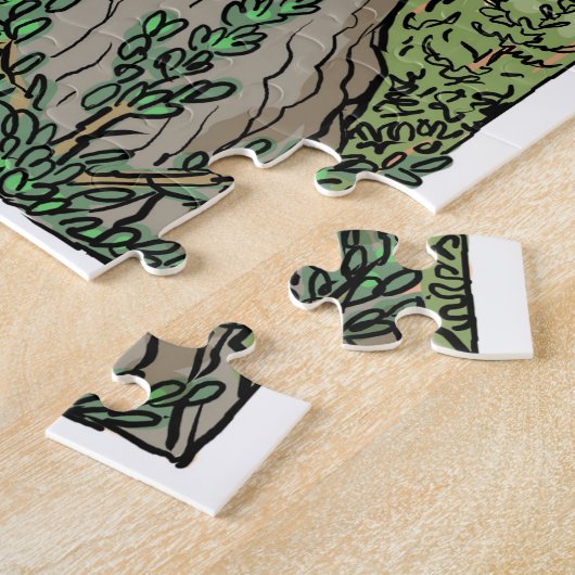 Pteranodonpuzzel Legpuzzel (Zijkant)