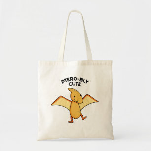 Pterobly Schattigee Grappige Dinosaurus Pterodacty Tote Bag