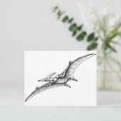 Pterodactyl Briefkaart (Staand voorkant)