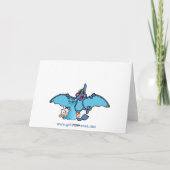 Pterodactyl Dinosaur Boy Baby shower Merci (Dos)