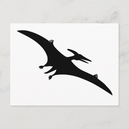 Pterodactyl Dinosaur Briefkaart (Voorkant)