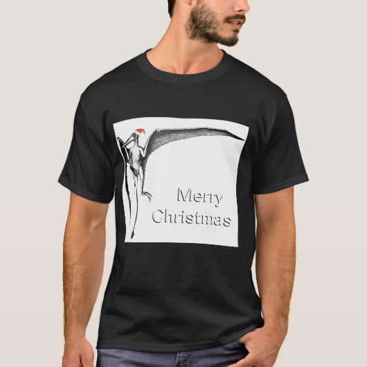 Pterodactyl Kerst T-shirt (Voorkant)