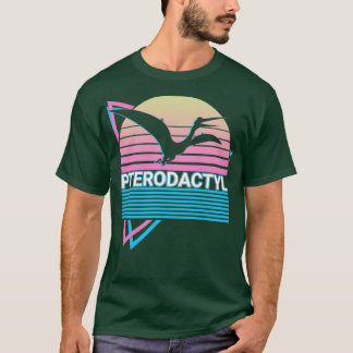 Pterodactyl Pterosaur Dinosaur Retro T-shirt
