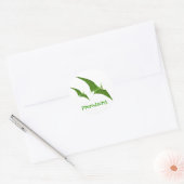 Pterodactyldinosaurussticker Ronde Sticker (Envelop)