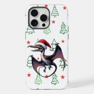 Ptérodactyle au chapeau de Père Noël de Noël