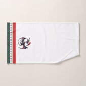 Pterodactyle de Noël (Serviette à main)