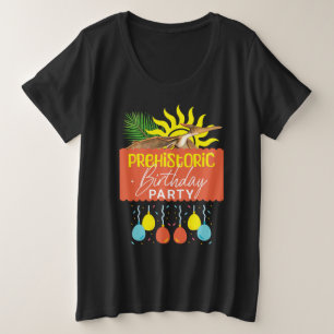 Pterodactylus Prehistorisch Verjaardagsfeestje Grote Maat T-shirt
