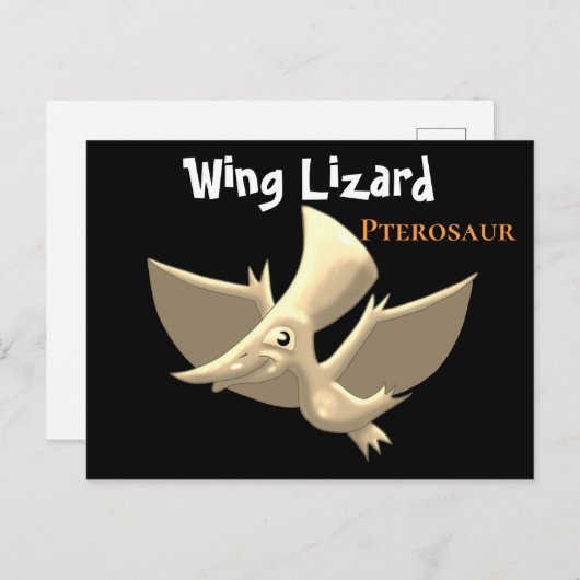 Pterosaur: Wing Lizard Briefkaart (Voorkant / Achterkant)
