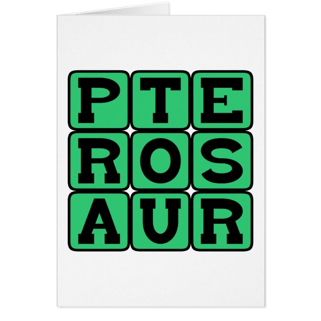 Ptérosaure, Dinosaure volant (Devant)