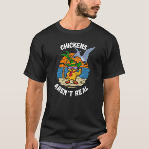 Pterosauriërs Vliegende Kippen Zijn Geen Echte Tro T-shirt