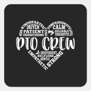 PTO-bemanning, ouderlerarenorganisatie Vierkante Sticker