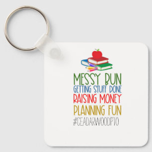 PTO/PTA Messy Bun Sleutelhanger