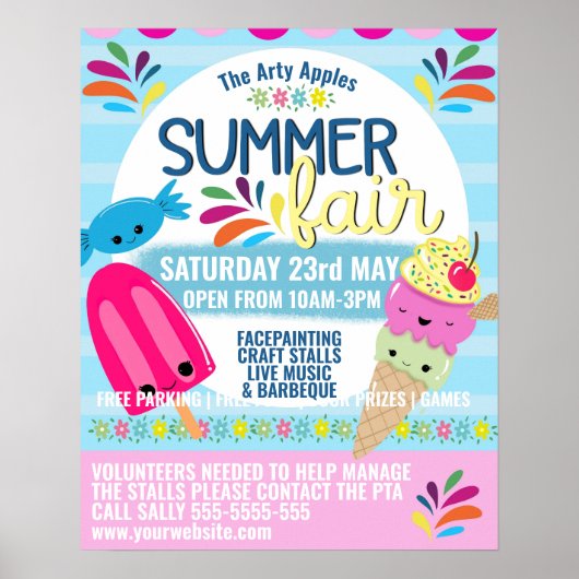 PTO zomerreces Poster (Voorkant)