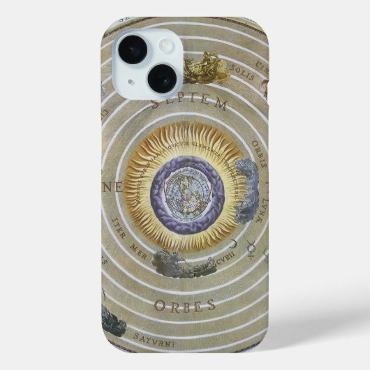  Ptolemaic Planisphere door Andreas Cellarius Case-Mate iPhone Case (Achterkant)